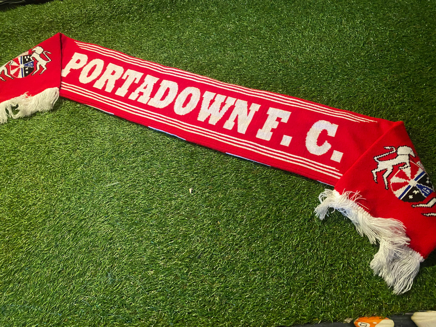 Portadown FC Northern Irish Ireland Football Soccer Full Size Adult Scarf Scarves