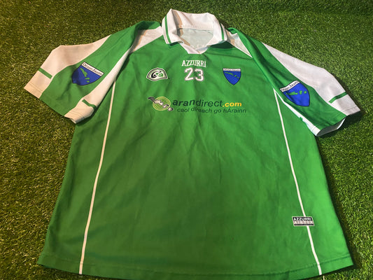 Aran Islands Co Galway GAA Gaelic Football Hurling XL Extra Large Mans No23 Match Worn Jersey