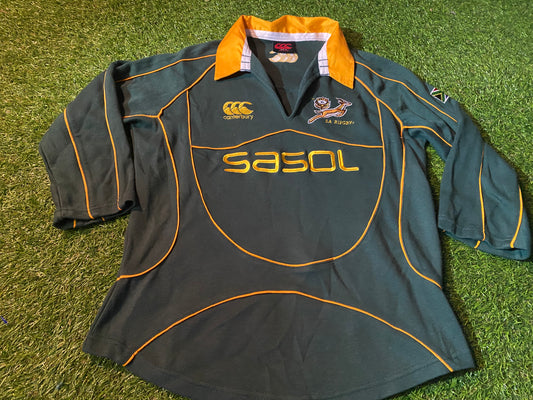 South Africa Springboks Rugby Union Football Adult Womans Females Size 14 CCC Made Jersey