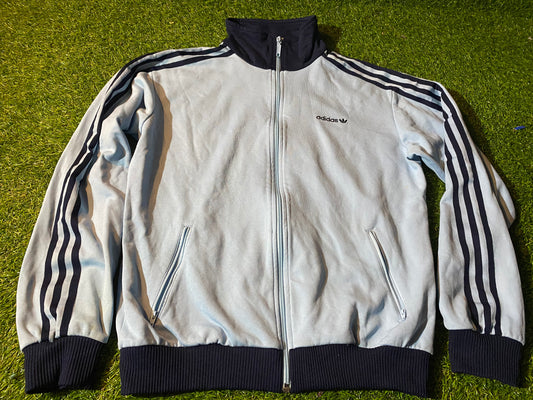 Rare Vintage Adidas Made Full Zip Up Medium Mans Single Layered Jacket / Coat