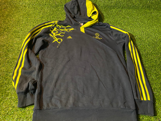 Uefa Champions League Football Soccer Adidas Made Medium Mans Hoody / Hooded Top