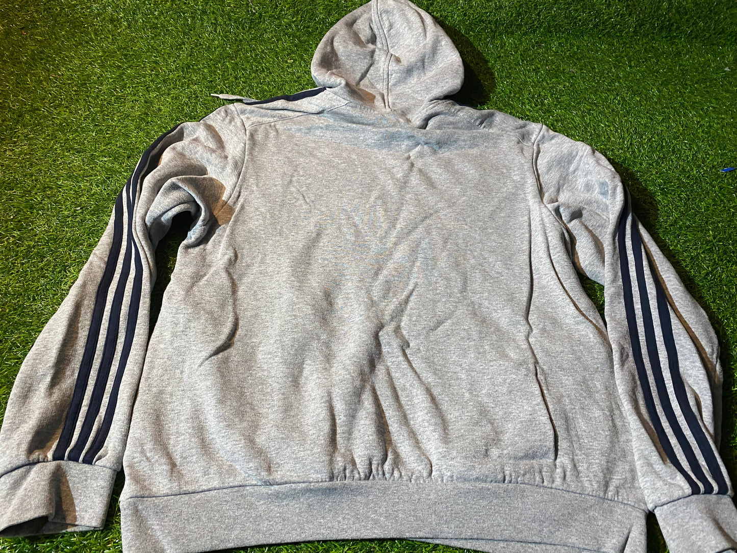 Adidas 3 Stripes Made Large Mans Hoody Hooded Top