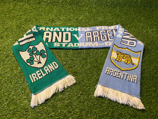 Ireland v Argentina Irish Eire Aviva Stadium Rugby Union Football Adult Size Scarf Scarves