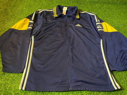 Rare Vintage Adidas Sports Medium Mans Full Zip Up Tracksuit Type Jacket