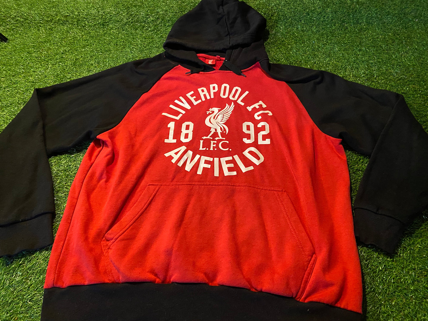 Liverpool FC England Football XL Extra Large Mans LFC Licensed Hoody Hooded Top