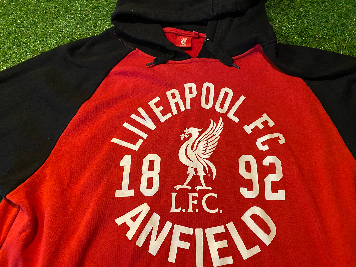 Liverpool FC England Football XL Extra Large Mans LFC Licensed Hoody Hooded Top