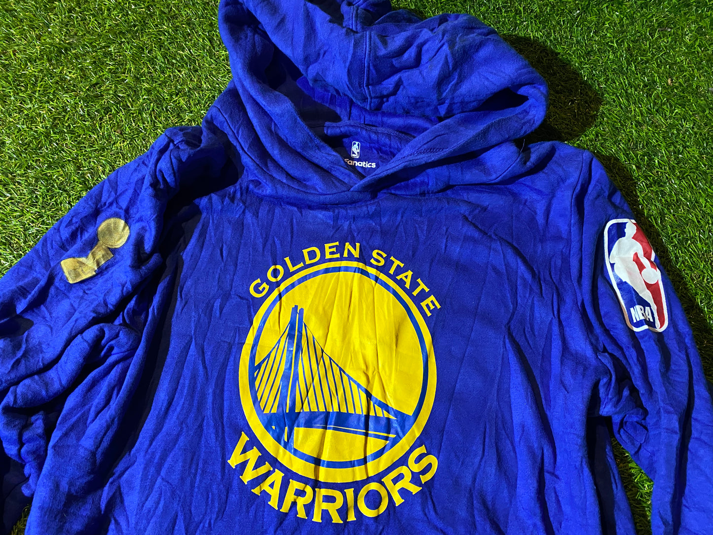 Golden State Warriors USA NBA Basketball Large Mans Fanatics Hoody / Hooded Top