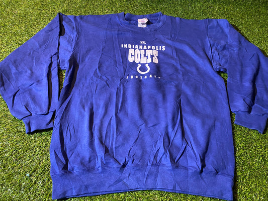 Indianapolis Colts USA NFL American Football Medium Mans Vintage Sweater / Sweatshirt
