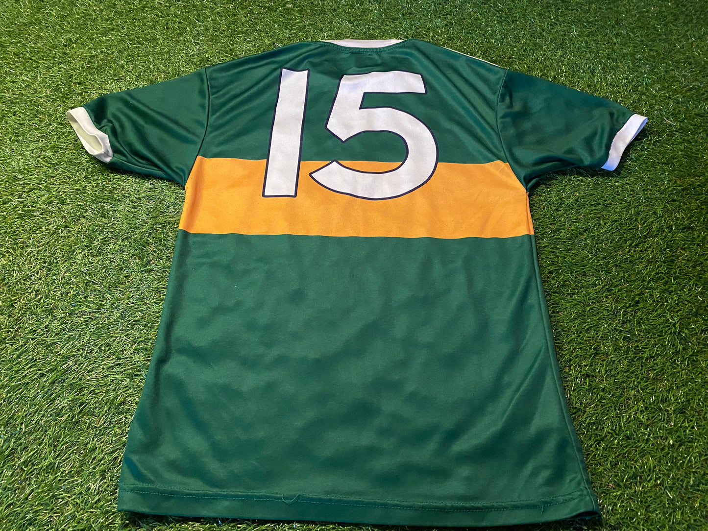 Co Kerry Ireland Eire Hurling GAA Gaelic Football Small Mans Match Worn Tight Fit no15 Jersey