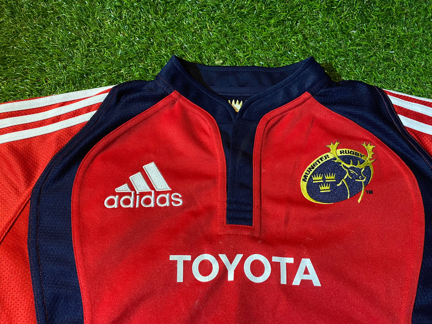 Munster Eire Irish Ireland Rugby Union Football Small Mans Adidas Made Home Jersey