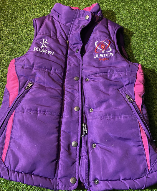 Ulster Rugby Union Womans Females Girls Adult Size 6 Bodywarmer Gilet Jacket