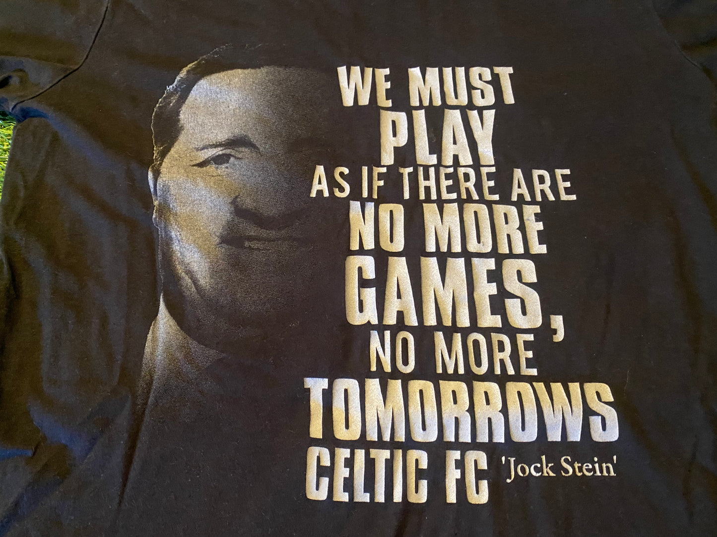 Celtic FC Scotland Scottish Soccer Football Small Mans Jock Stein T Shirt