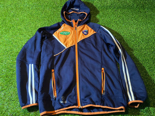 Co Armagh Eire Irish Ireland GAA Gaelic Hurling Football Small Mans Zip Up Hooded Hoody Top