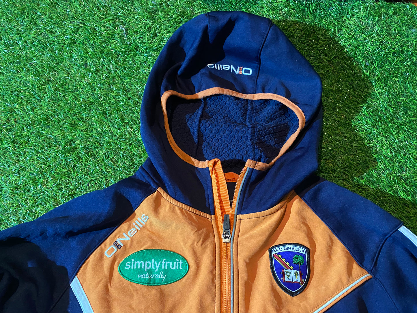 Co Armagh Eire Irish Ireland GAA Gaelic Hurling Football Small Mans Zip Up Hooded Hoody Top