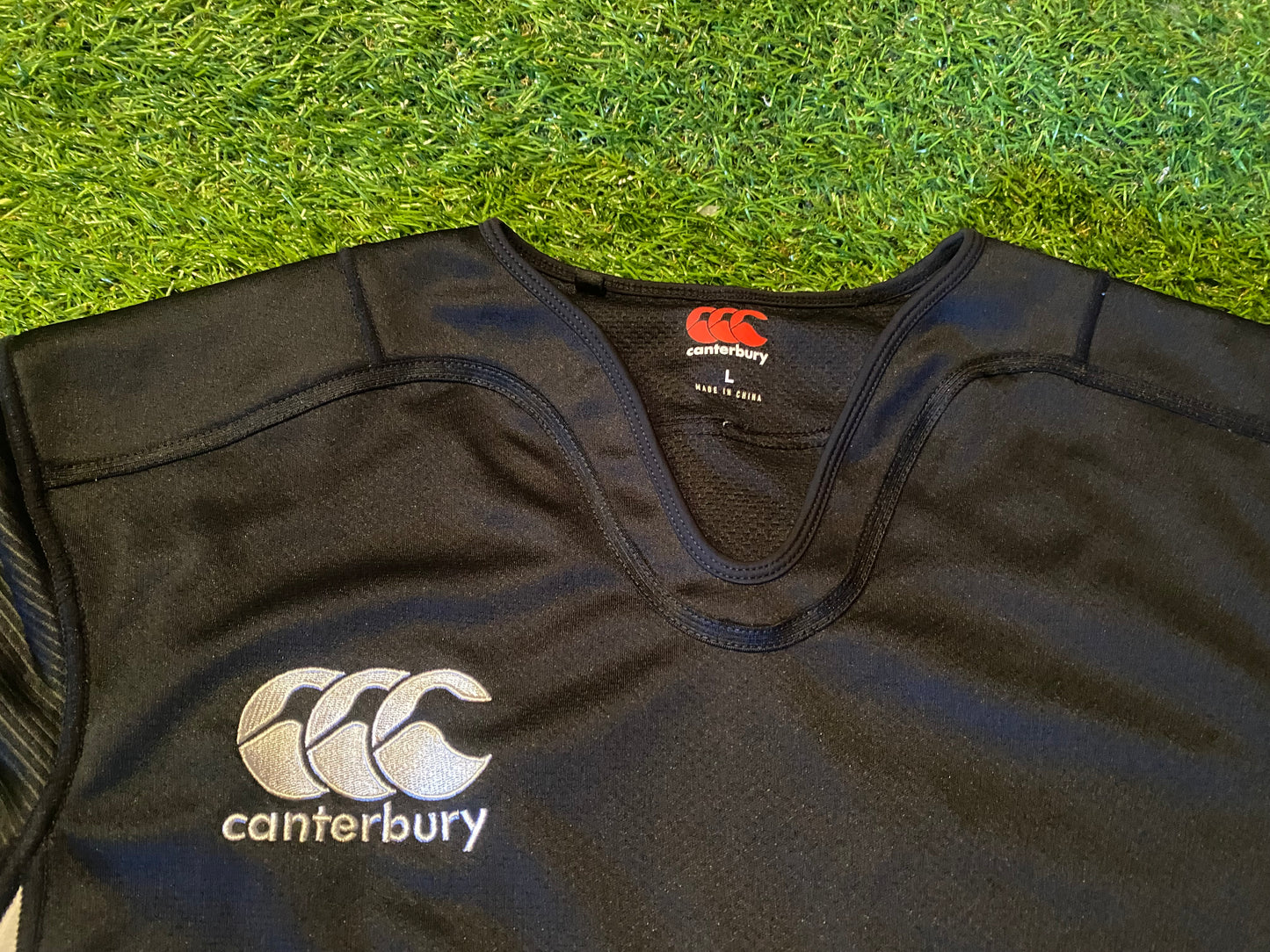 CCC Canterbury Of New Zealand Rugby Union Football Medium Mans Tight Fit Training Jersey