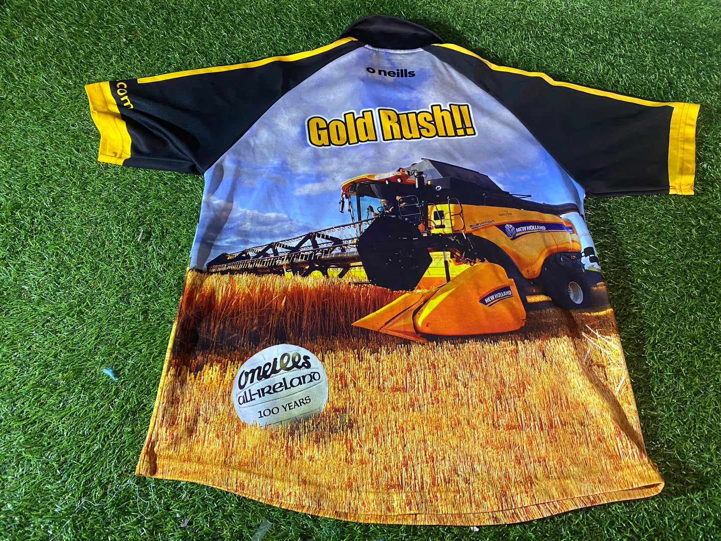 Farming Fun Farmers GAA Gaelic Football Hurling Small to Medium Mans Jersey