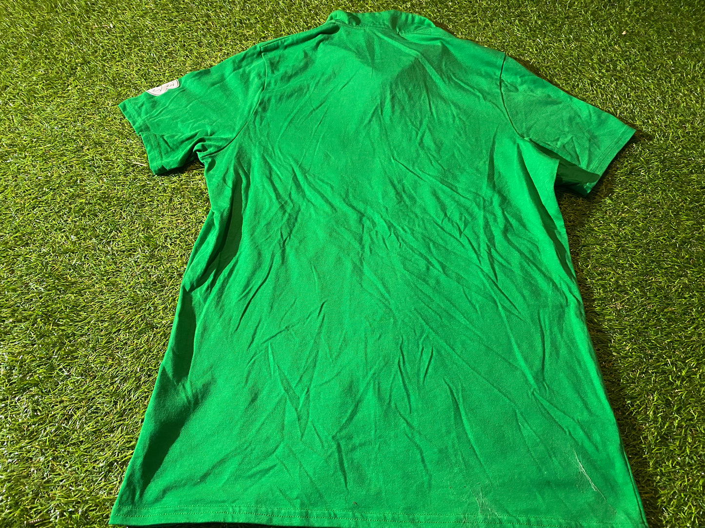 Republic of Ireland Football Soccer Medium Mans New Balance Made Polo Jersey