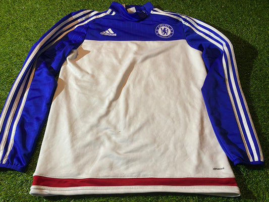 Chelsea FC England Football Youths 15-16 Year Old / Small Mans Adidas Made Training Top