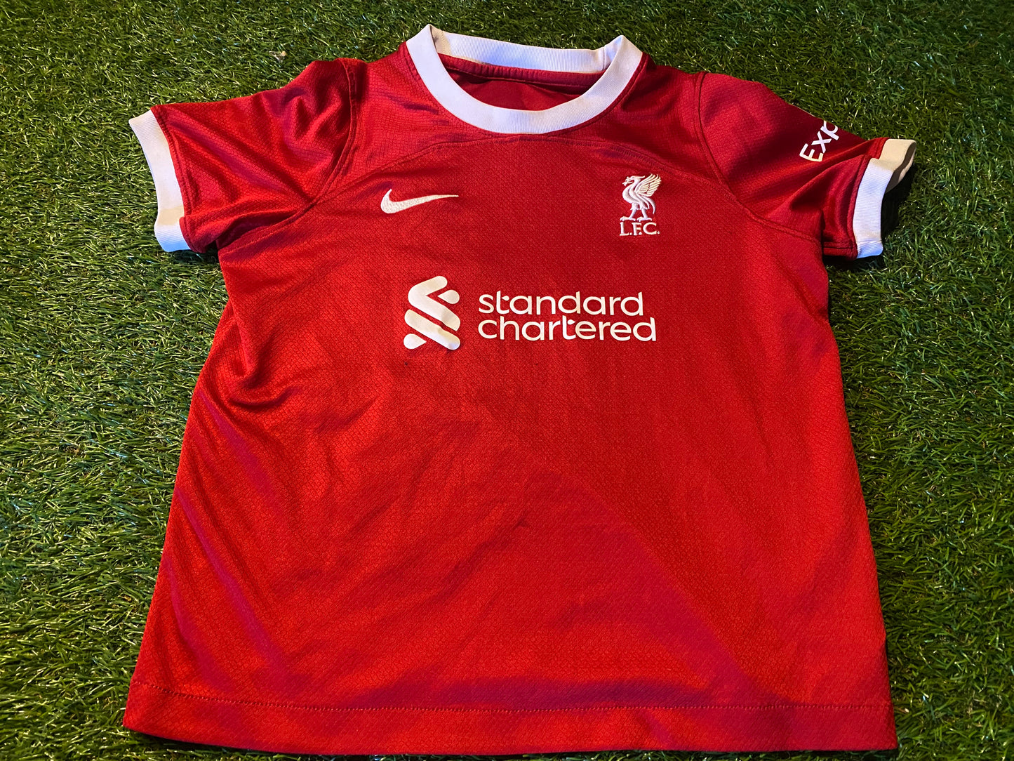 Liverpool FC England Soccer Football Kids 5-6 Year Old Nike Home Jersey