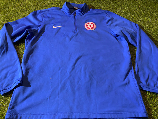 Hanover FC Ulster Portadown Northern Ireland Football Soccer Large Mans 1/4 Zip Training Top