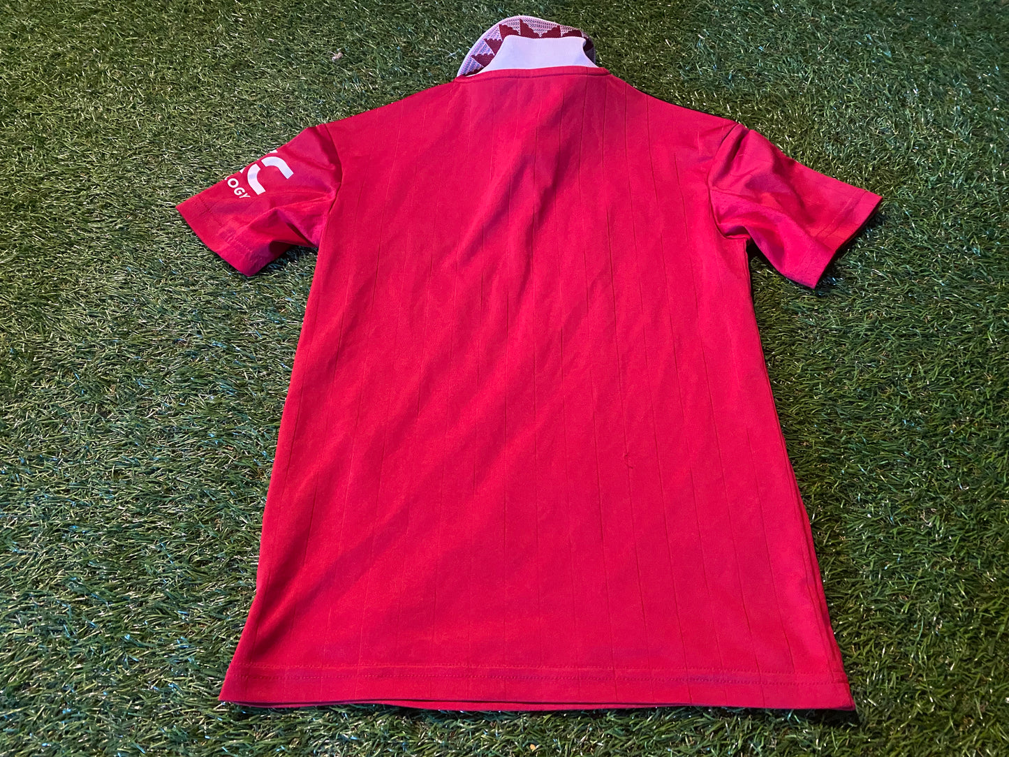 Manchester United England Football Soccer Small Boys 7-8 Year Old Adidas Home Jersey