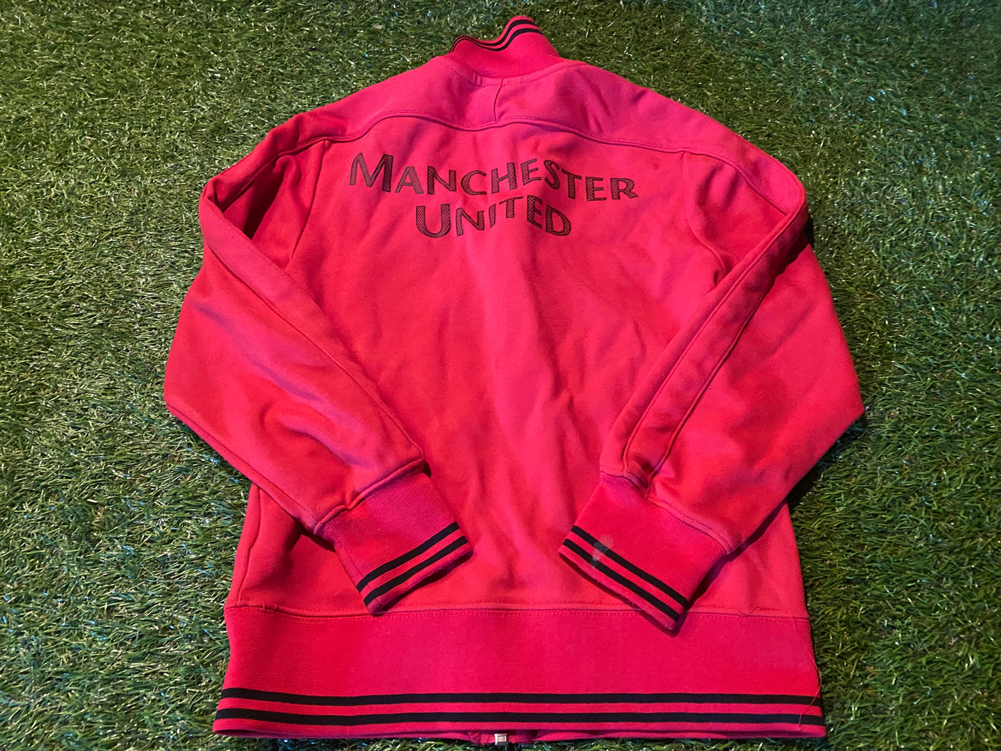 Manchester United England Football Soccer Small Boys 7-8 Year Old Nike Zip Up Jacket