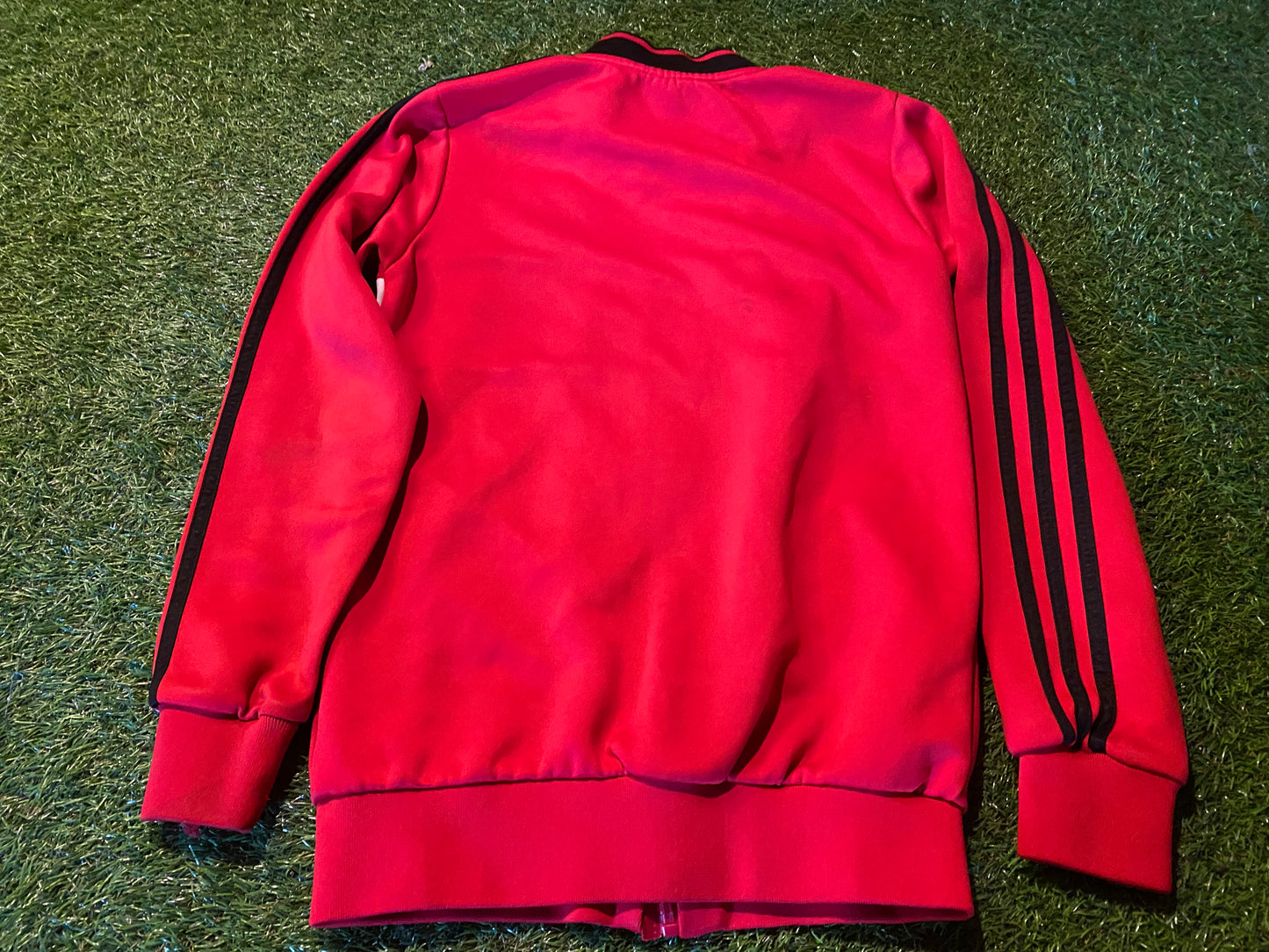 Manchester United England Football Soccer Small Boys 7-8 Year Old Adidas Zip Up Jacket