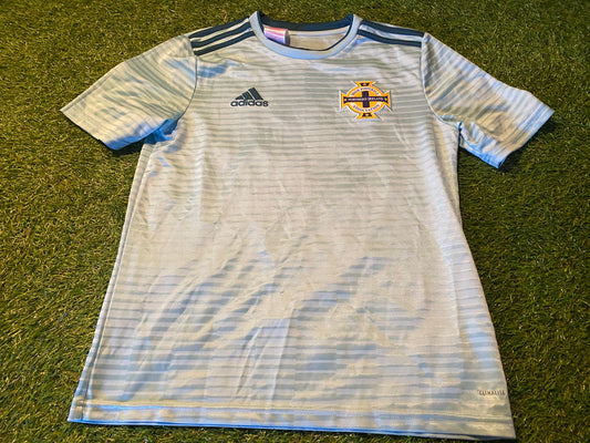Northern Ireland Ulster Soccer Football Large Boys 11-12 Year Old Adidas Away Jersey