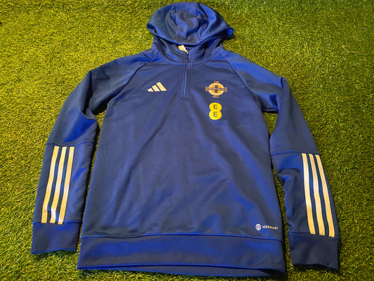 Northern Ireland Ulster Football Yoiths 13-14 Year Old Adidas Hoody Hooded Top
