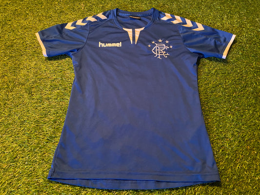 Glasgow Rangers Scotland Football Soccer Medium Boys 9-10 Year Old Hummel Jersey