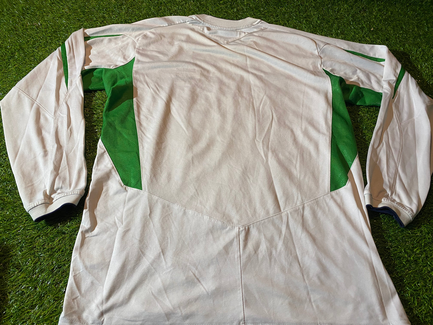 Northern Ireland Football Ulster Rare 2006 Medium Mans Umbro Made L/S Home Jersey