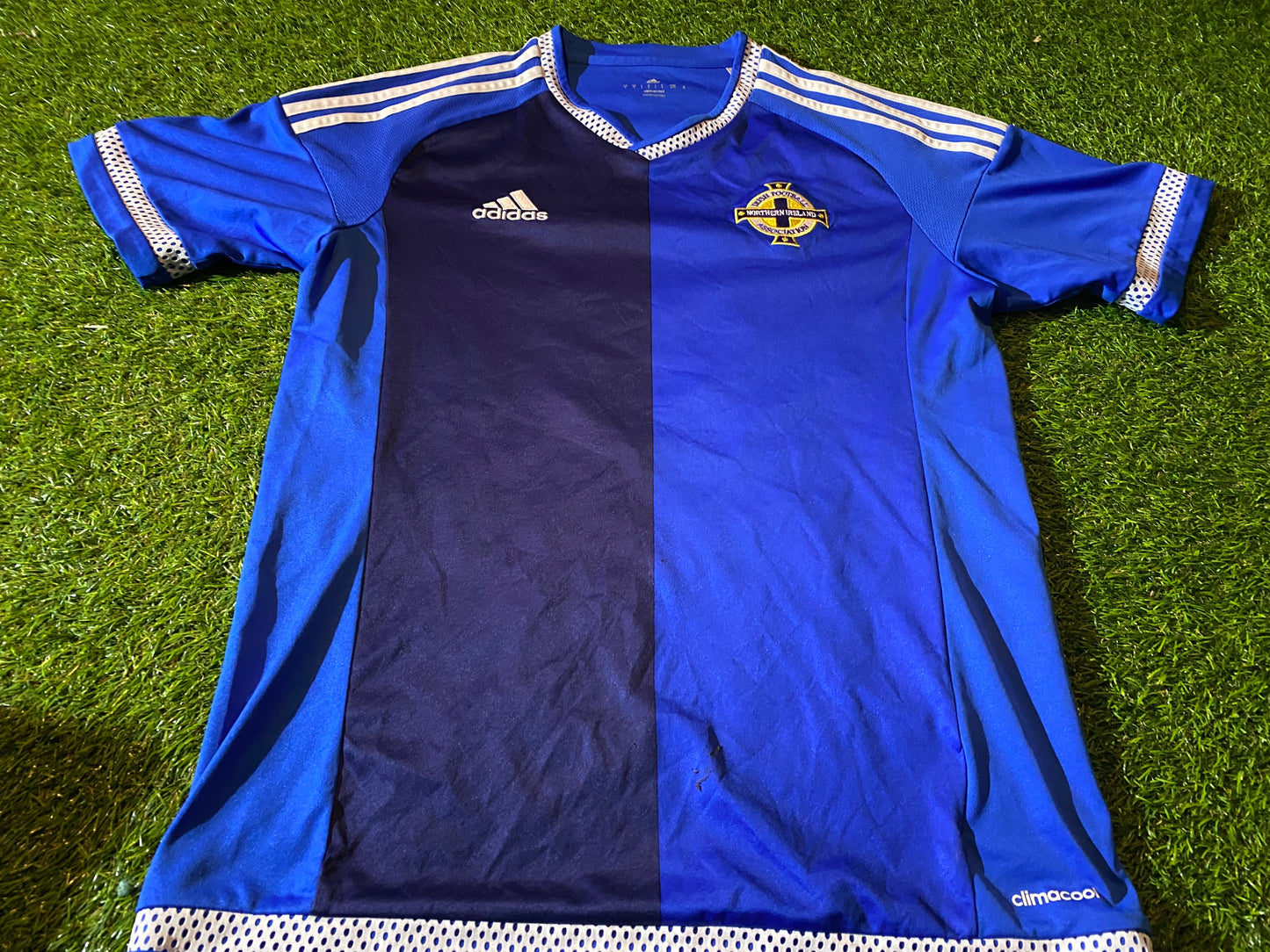 Northern Ireland Ulster GAWA Football Soccer Small Mans Adidas 2014 Away Jersey