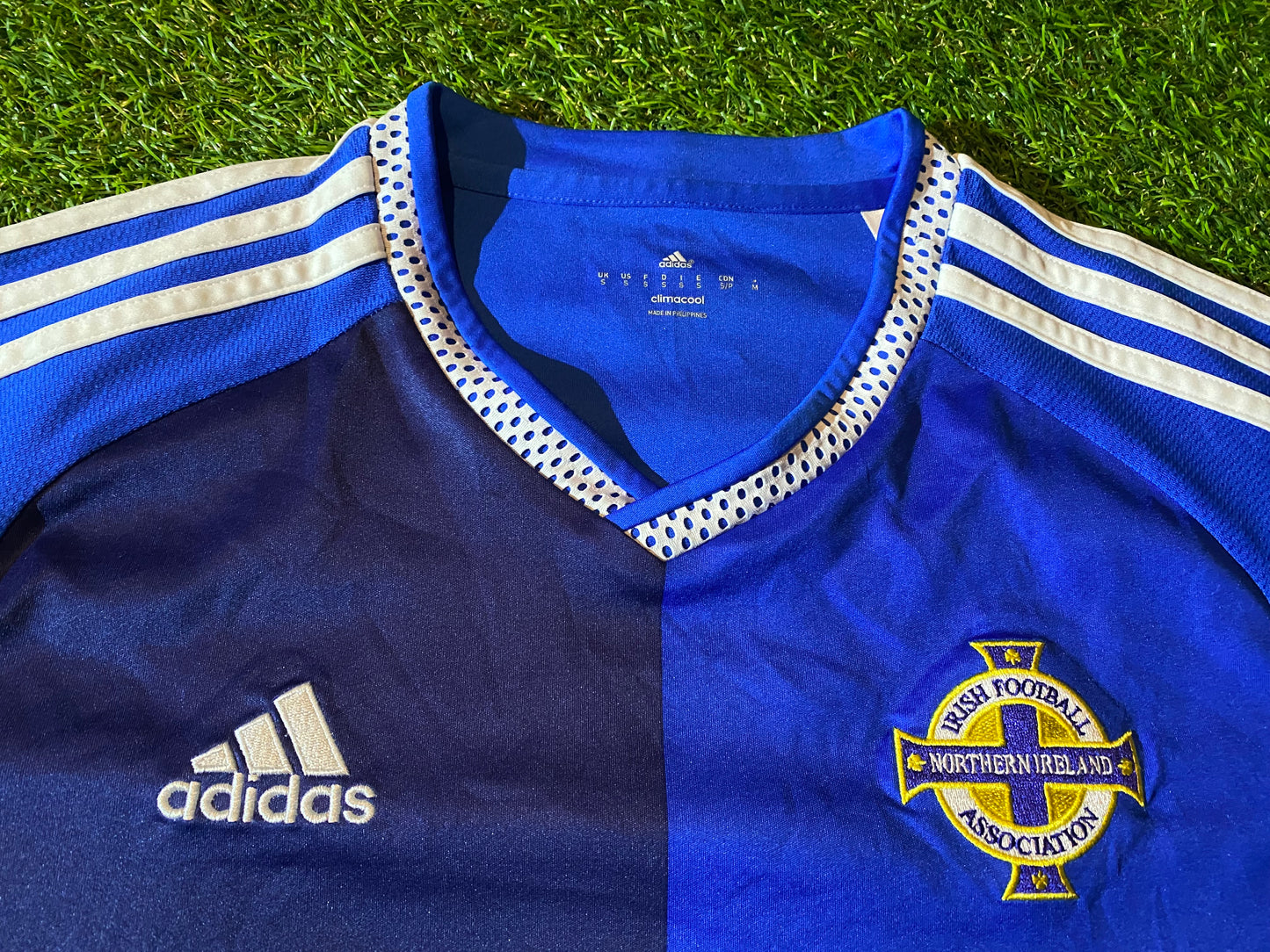 Northern Ireland Ulster GAWA Football Soccer Small Mans Adidas 2014 Away Jersey