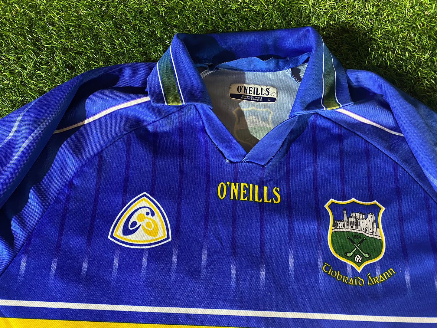 Co Tipperary GAA Gaelic Ireland Football Hurling Large Mans Home Jersey / Shirt