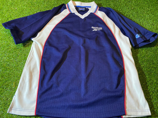 Reebok Made Rare Vintage Large Mans Casuals Leisure Jersey / Shirt / Polo Top