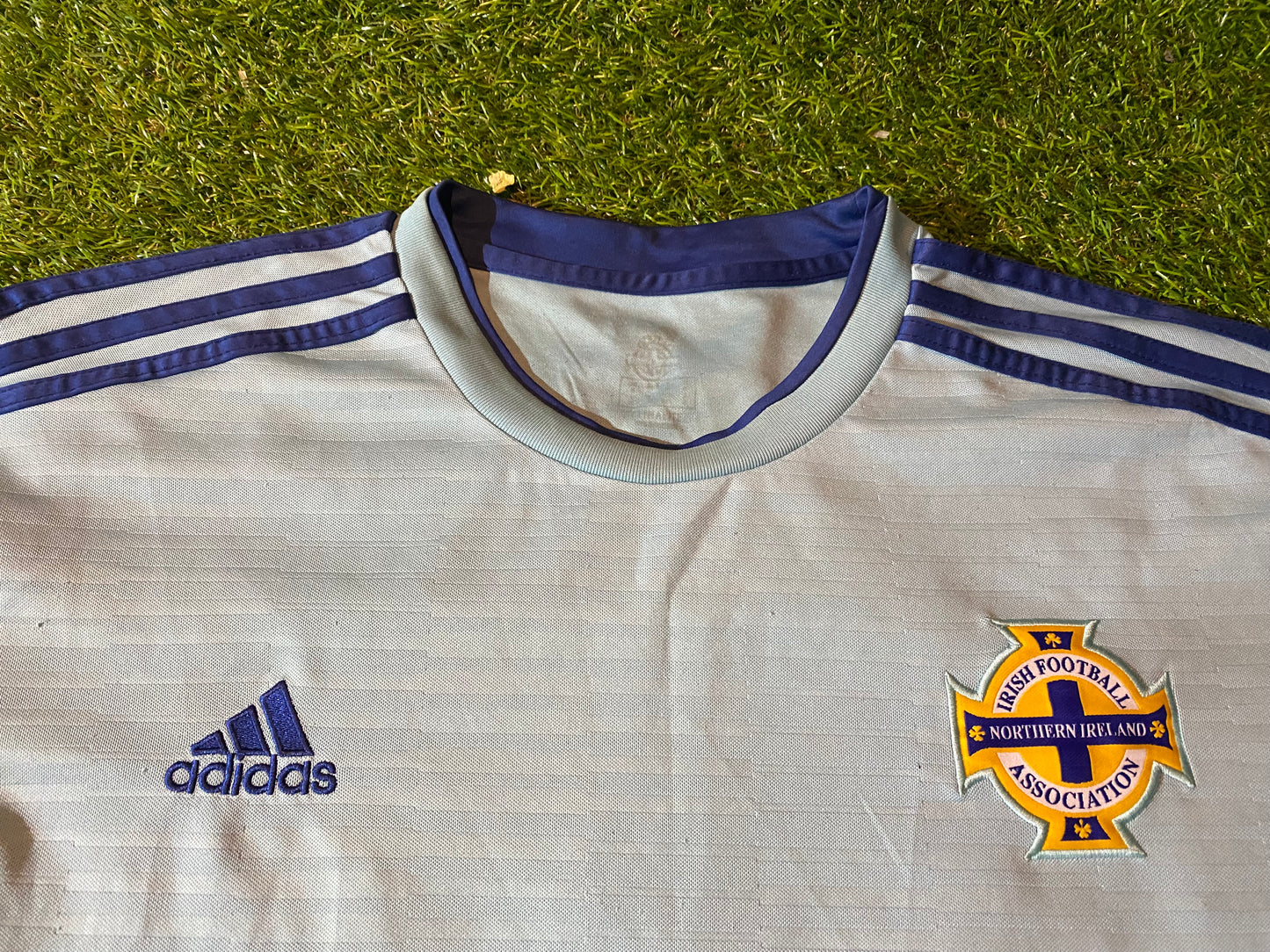 Northern Ireland Ulster GAWA Football Soccer Medium Mans Adidas 2018 Away Jersey