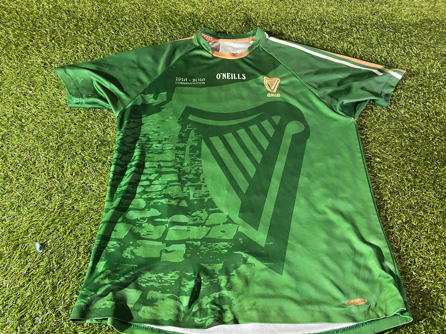 Easter Rising 1916-2016 Irish Republican Eire Hurling GAA Gaelic Football Large Mans Jersey