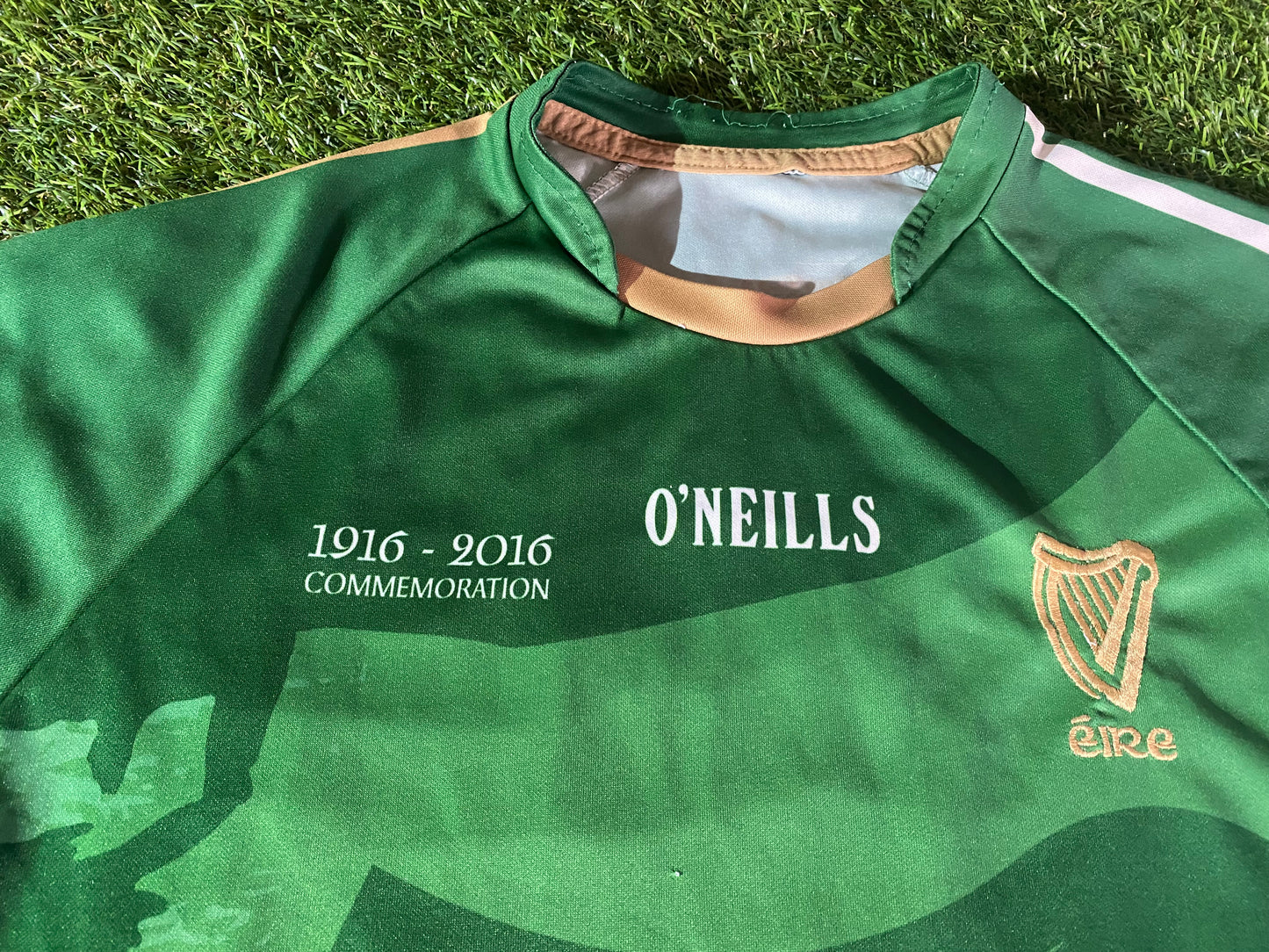 Easter Rising 1916-2016 Irish Republican Eire Hurling GAA Gaelic Football Large Mans Jersey