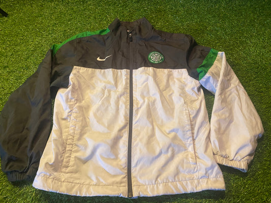 Celtic FC Scotland Football Soccer Medium Boys 9-10 Year Old Nike Zip Up Lined Jacket