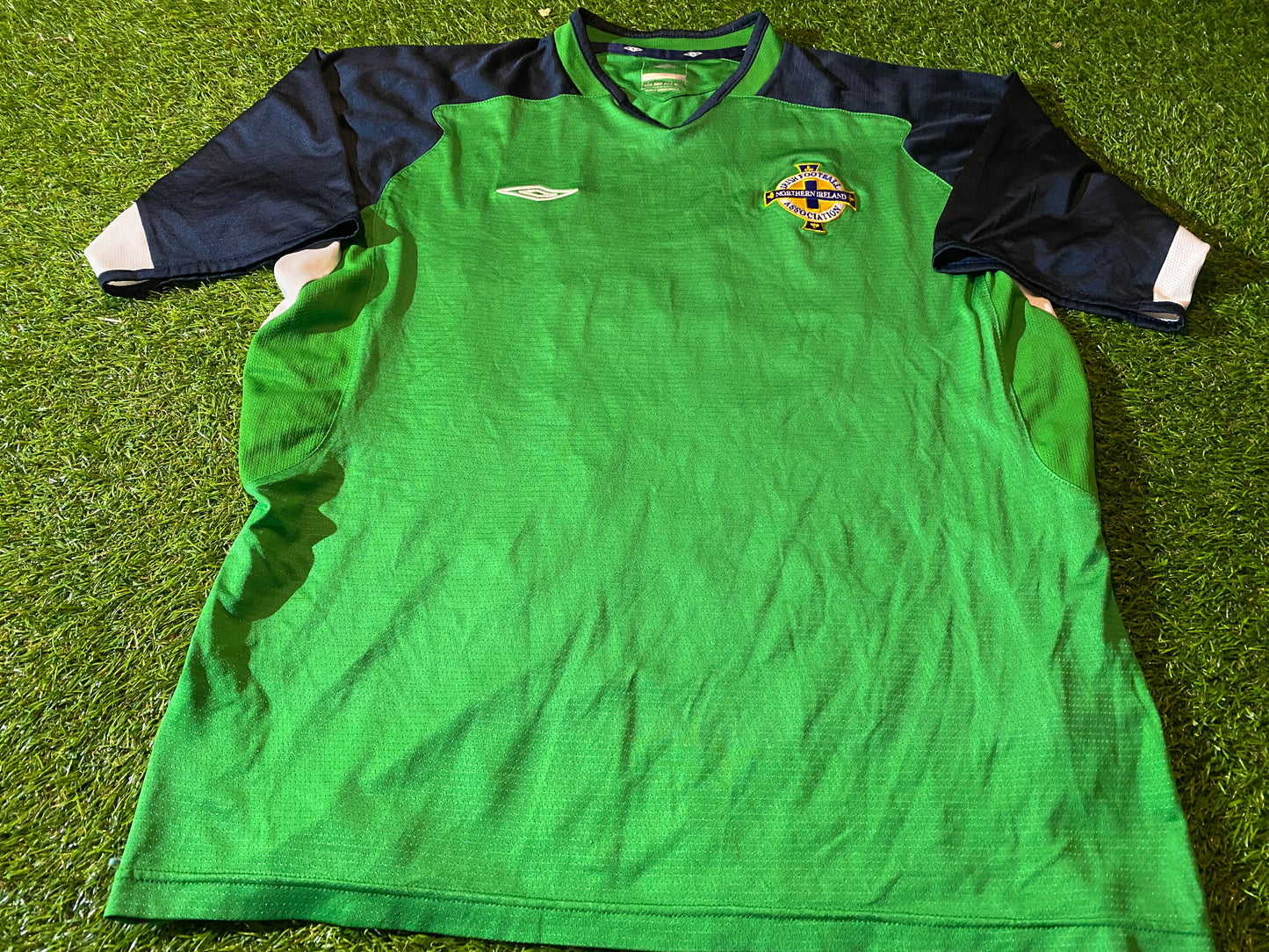 Northern Ireland Football Ulster Rare 2006 Large Mans Umbro Leisure Jersey