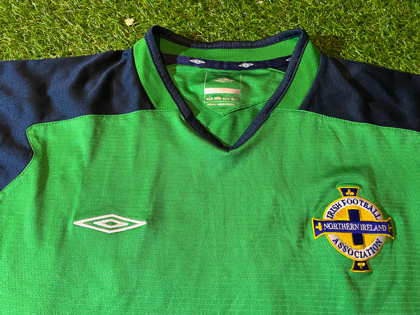 Northern Ireland Football Ulster Rare 2006 Large Mans Umbro Leisure Jersey