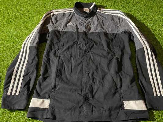 Rare Vintage Adidas Made Button Up Medium Mans Single Layered Jacket / Coat