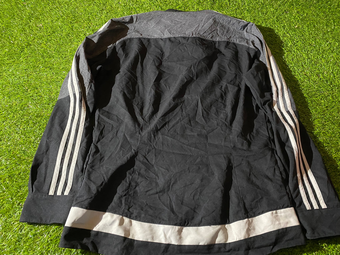 Rare Vintage Adidas Made Button Up Medium Mans Single Layered Jacket / Coat