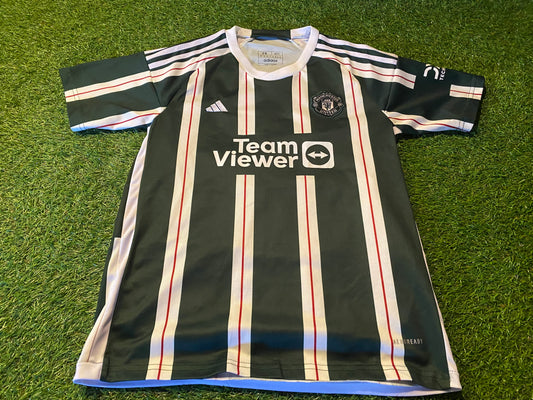 Manchester United England Football Large Boys 10-12 Year Old Varane no19 Away Jersey