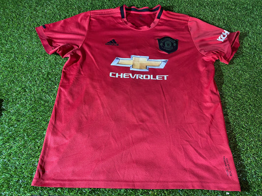 Manchester United England Football Soccer XL Extra Large Mans 2019 Adidas Home Jersey