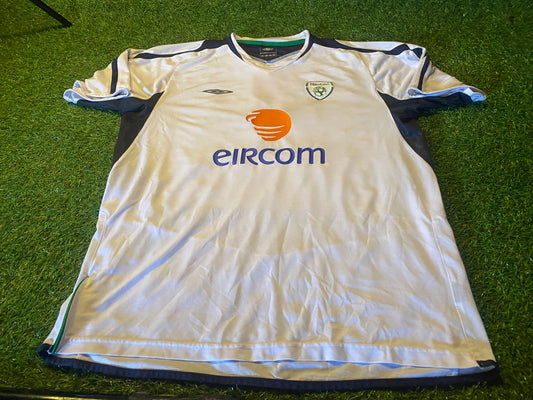 Republic of Ireland Eire Irish Football Soccer XL Extra Large Mans Umbro Made Leisure Jersey