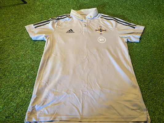Northern Ireland Football Ulster GAWA Medium Mans Adidas Polo Jersey