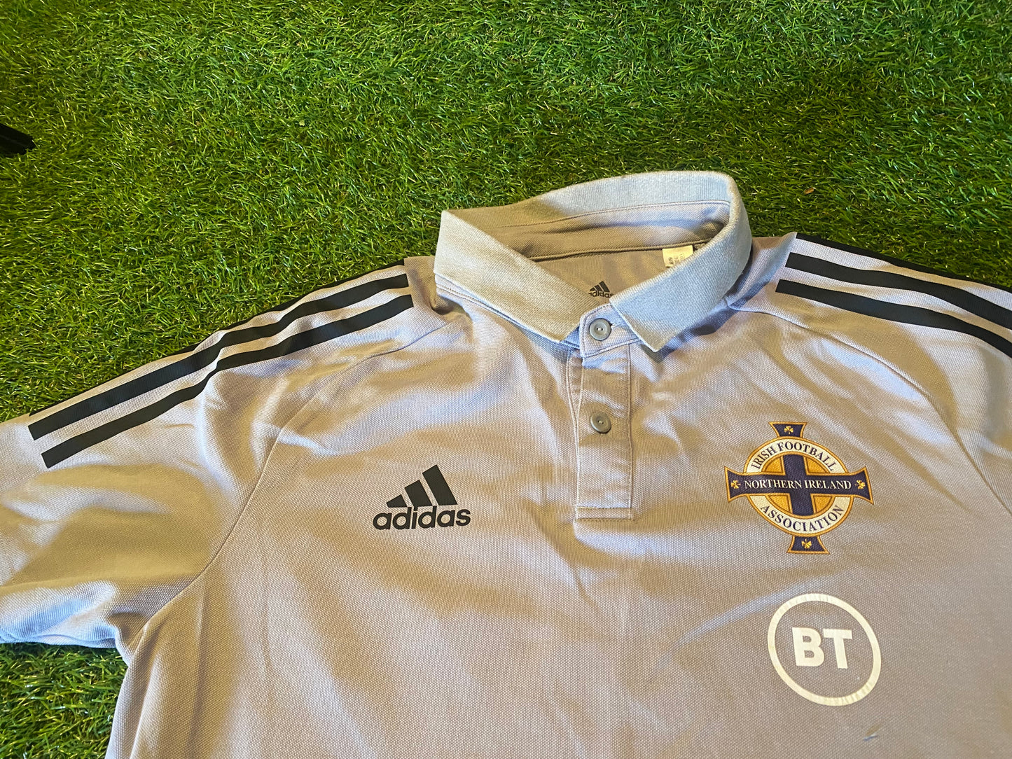 Northern Ireland Football Ulster GAWA Medium Mans Adidas Polo Jersey