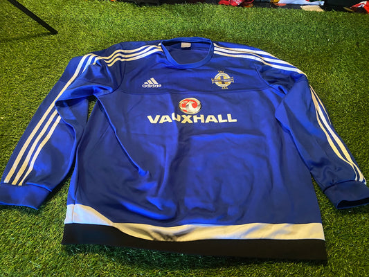 Northern Ireland Football Ulster Soccer XL Extra Large Mans Adidas Sweater Sweatshirt