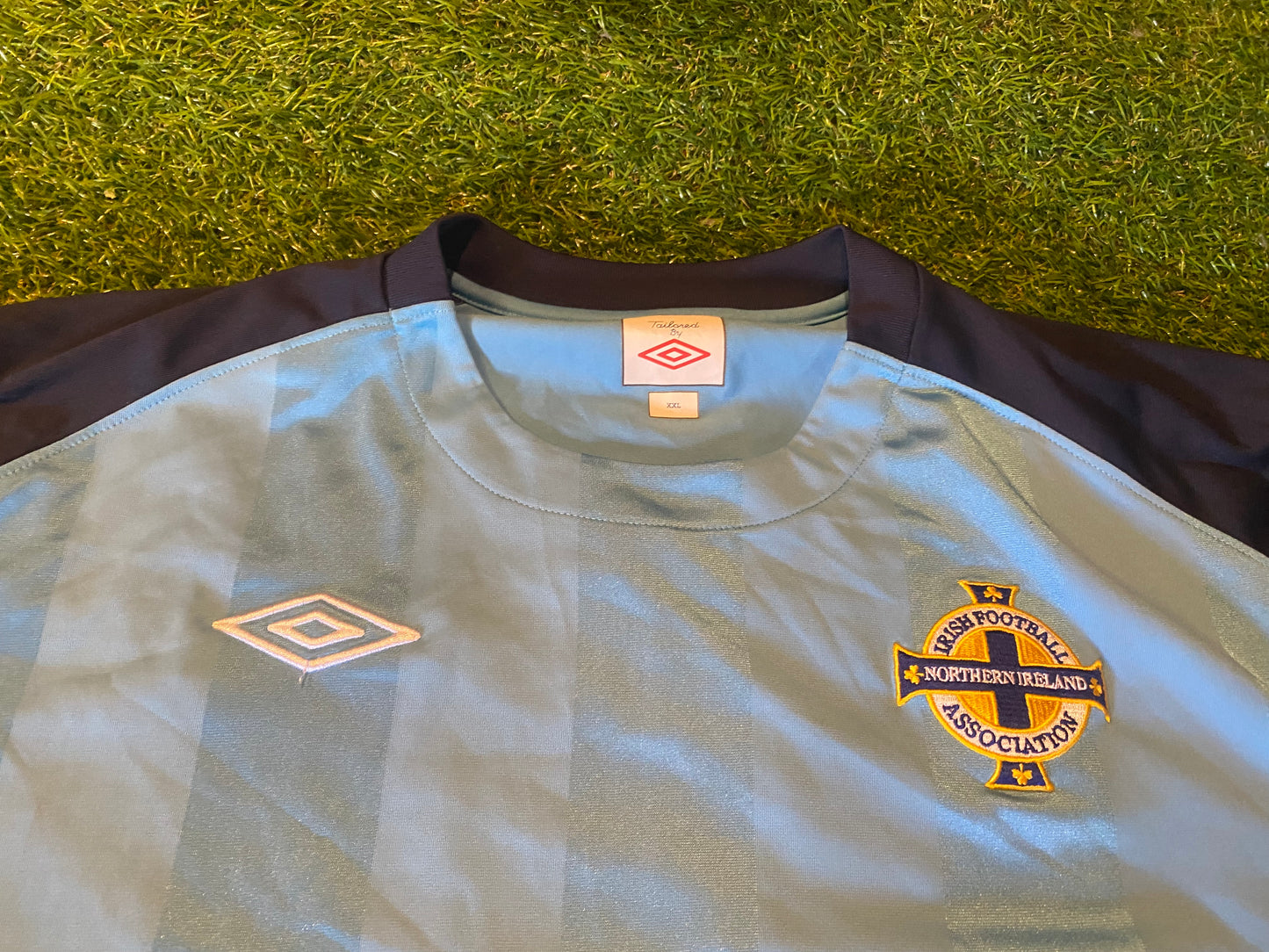 Northern Ireland Football Ulster Rare 2010 Big XXL 2XL Mans Umbro Made Keepers Jersey
